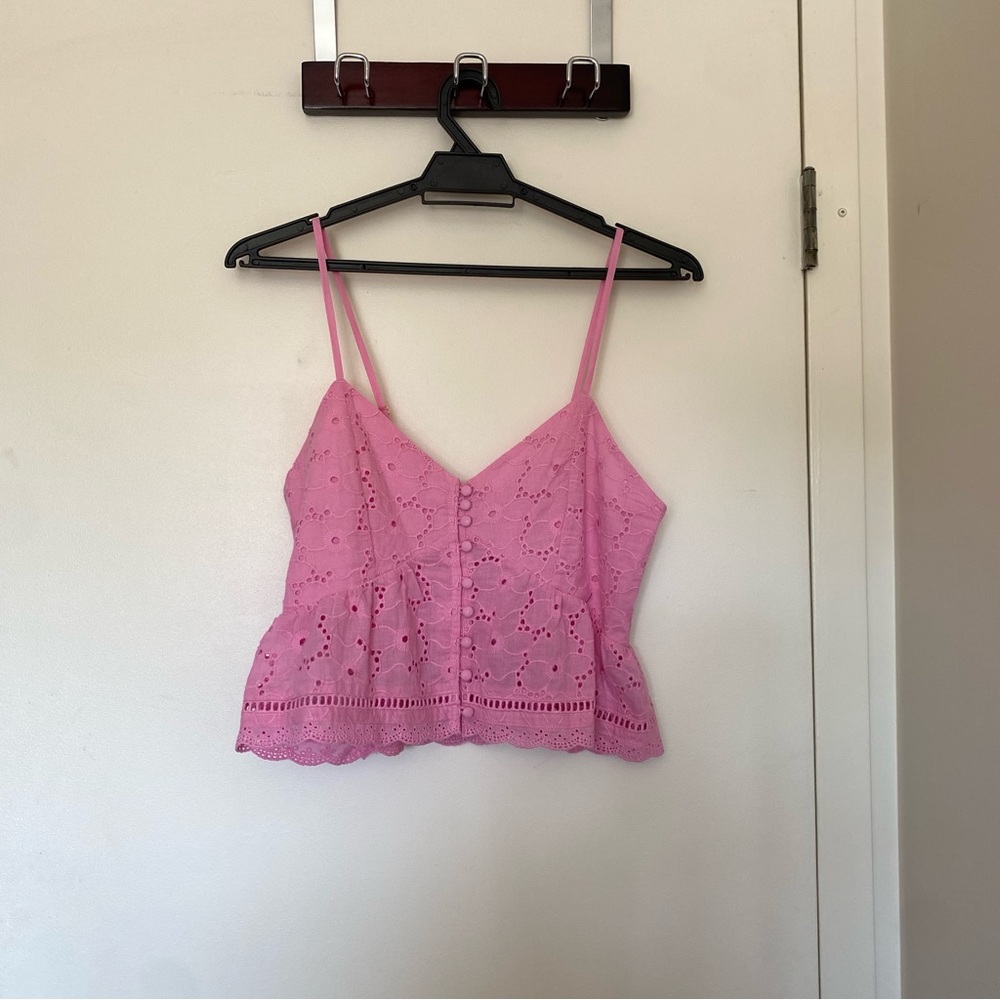 SET: Saltwater Luxe Pink Top and Maxi Skirt Eyelet Lace Set